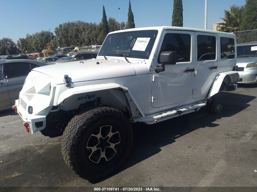 2014 JEEP WRANGLER UNLIMITED SPORT - 1C4HJWDG9EL235366