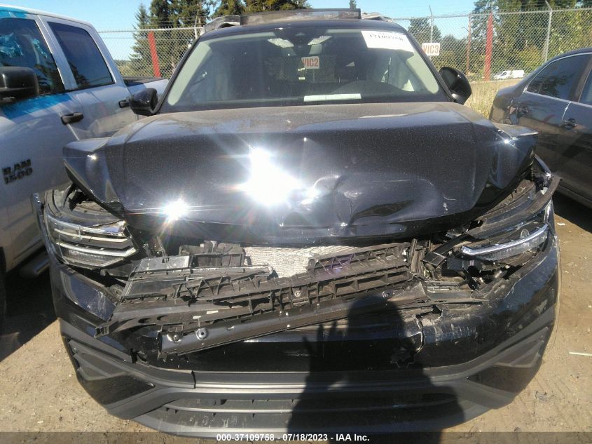 2022 VOLKSWAGEN TIGUAN SE - 3VV3B7AX7NM138295