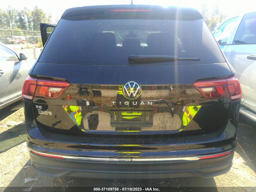 2022 VOLKSWAGEN TIGUAN SE - 3VV3B7AX7NM138295