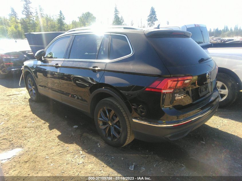 2022 VOLKSWAGEN TIGUAN SE - 3VV3B7AX7NM138295