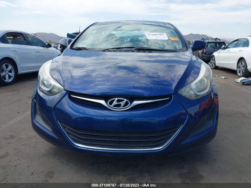 2016 HYUNDAI ELANTRA SE - 5NPDH4AE3GH696006