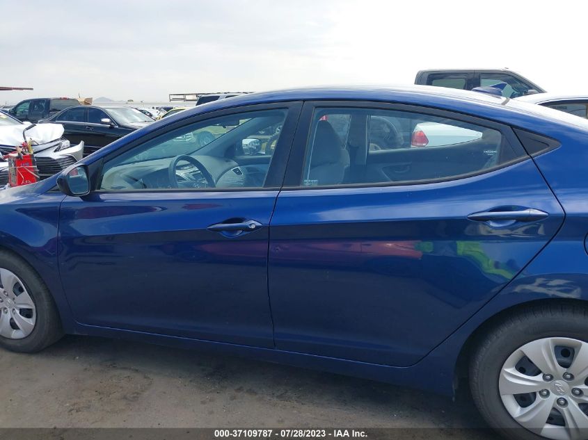 2016 HYUNDAI ELANTRA SE - 5NPDH4AE3GH696006