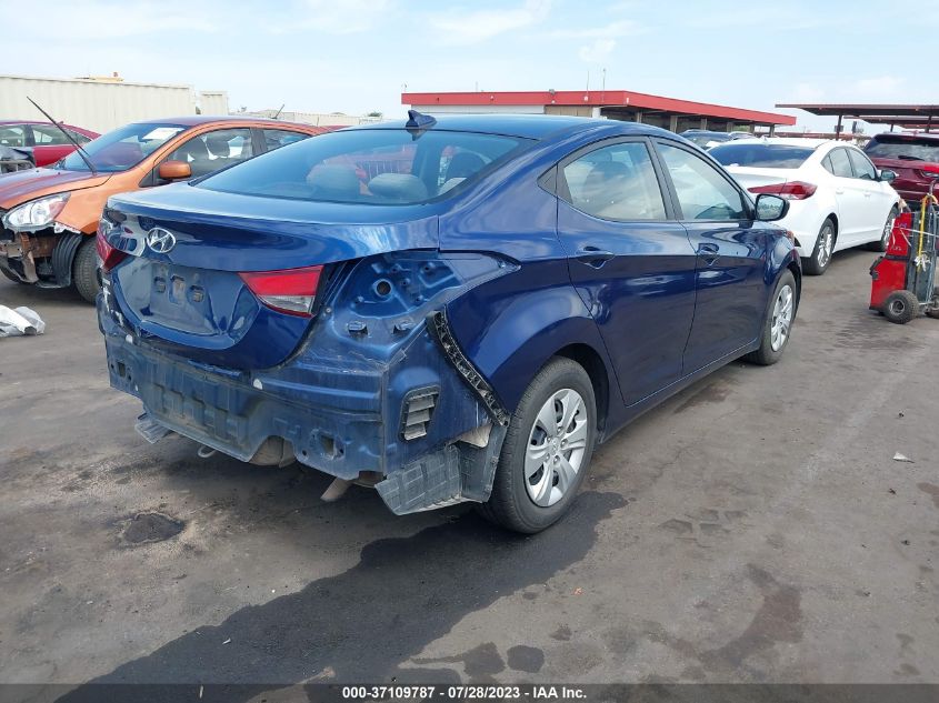 2016 HYUNDAI ELANTRA SE - 5NPDH4AE3GH696006