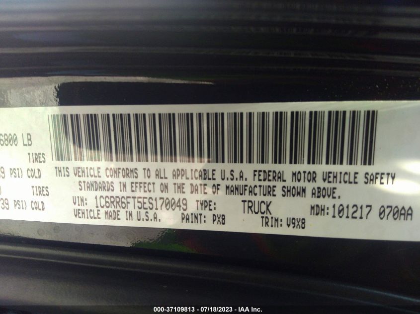 2014 RAM 1500 EXPRESS - 1C6RR6FT5ES170049