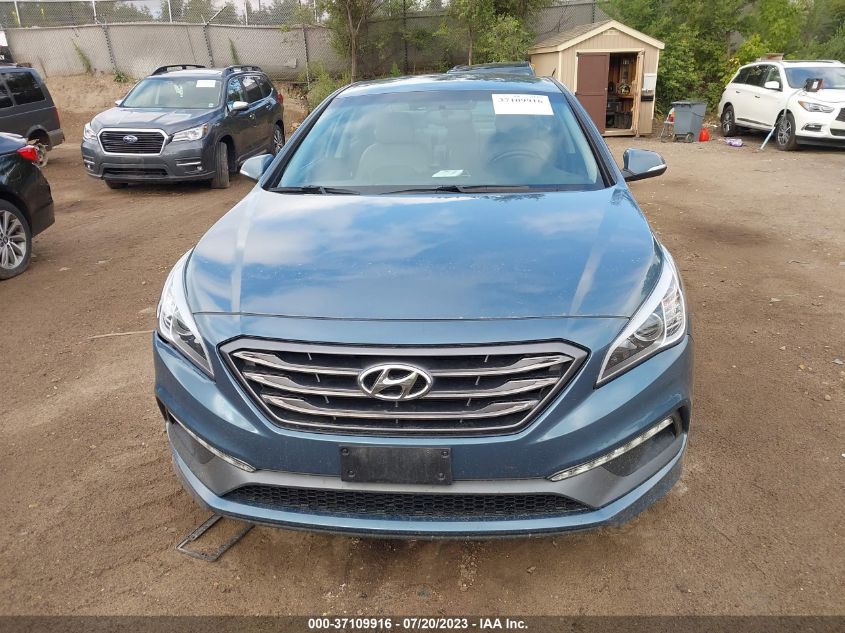 2015 HYUNDAI SONATA 2.4L SPORT - 5NPE34AF6FH041431