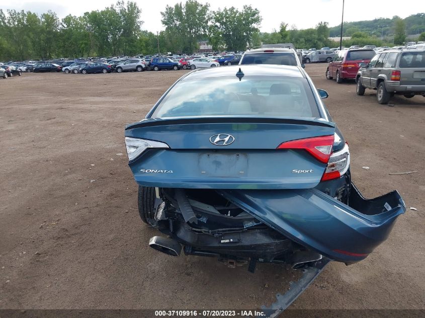 2015 HYUNDAI SONATA 2.4L SPORT - 5NPE34AF6FH041431