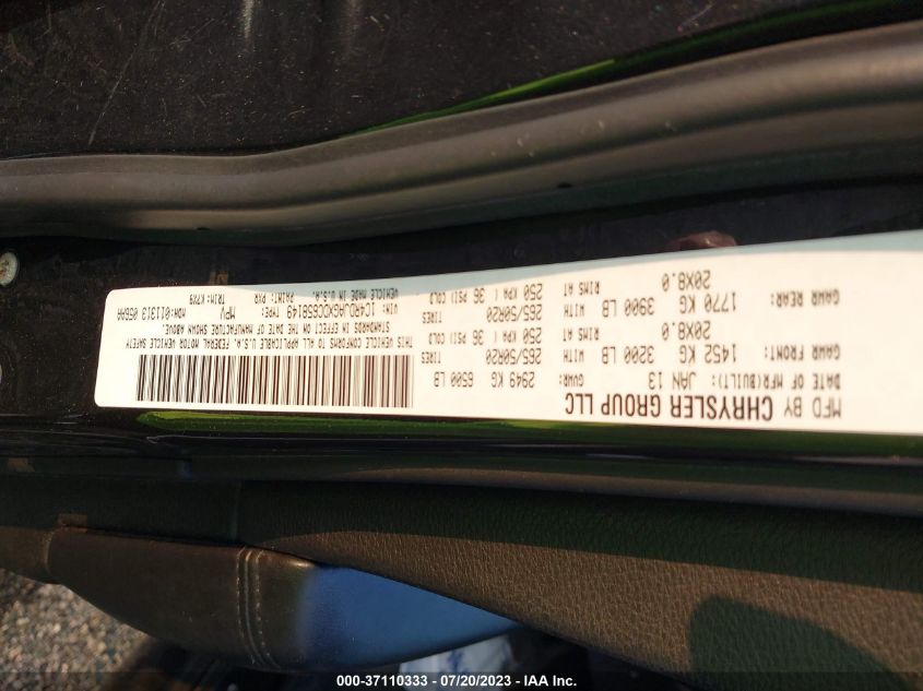 2013 DODGE DURANGO SXT - 1C4RDJAGXDC658149