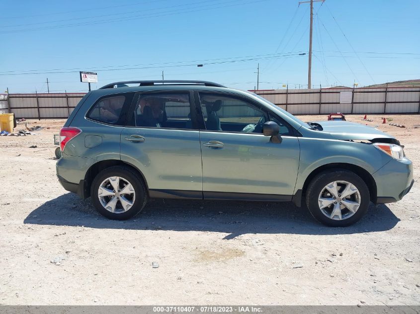2016 SUBARU FORESTER 2.5I - JF2SJABC6GH507579