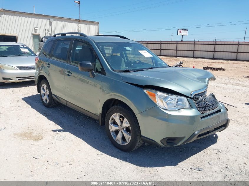 2016 SUBARU FORESTER 2.5I - JF2SJABC6GH507579