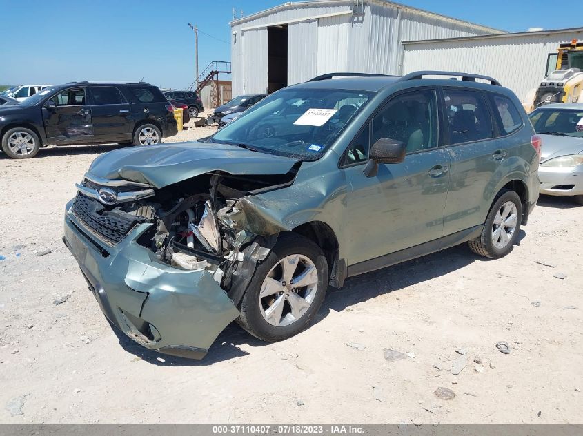 2016 SUBARU FORESTER 2.5I - JF2SJABC6GH507579