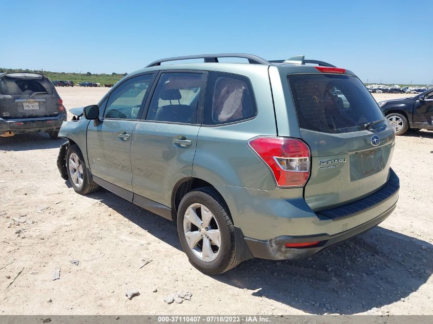 2016 SUBARU FORESTER 2.5I - JF2SJABC6GH507579