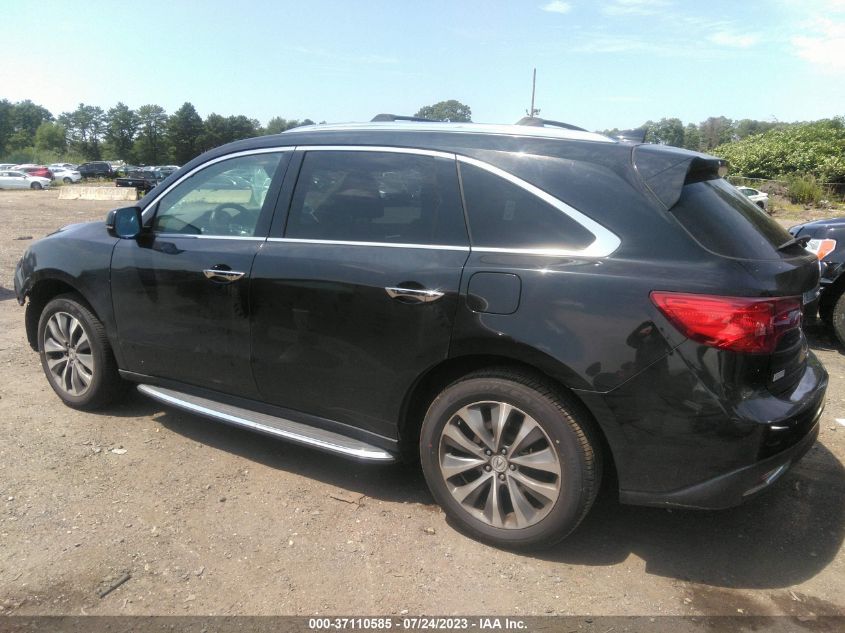 2016 ACURA MDX W/TECH/W/TECH - 5FRYD4H47GB037322