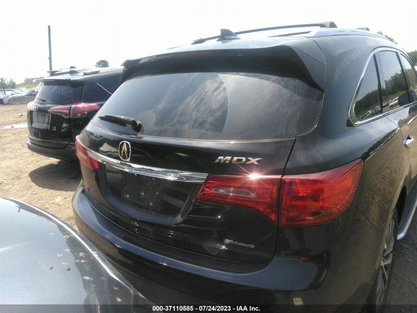 2016 ACURA MDX W/TECH/W/TECH - 5FRYD4H47GB037322