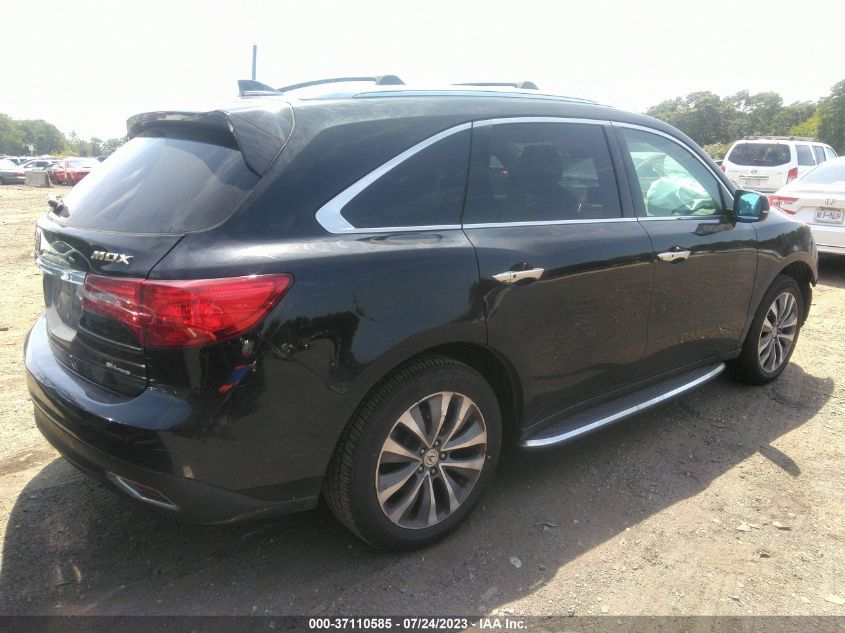 2016 ACURA MDX W/TECH/W/TECH - 5FRYD4H47GB037322