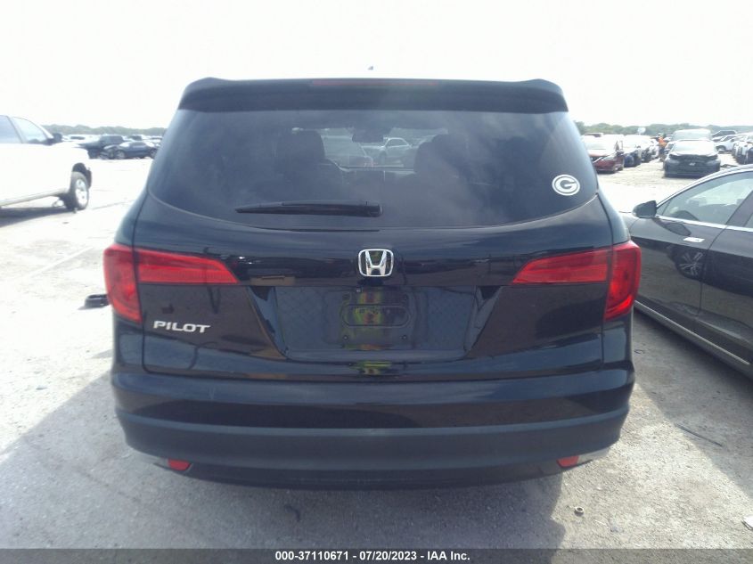 2017 HONDA PILOT EX-L - 5FNYF5H68HB032148