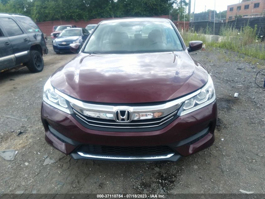 2016 HONDA ACCORD SEDAN LX - 1HGCR2F39GA022701