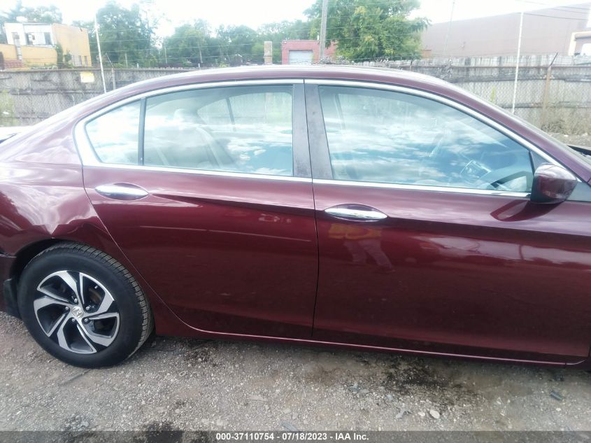 2016 HONDA ACCORD SEDAN LX - 1HGCR2F39GA022701