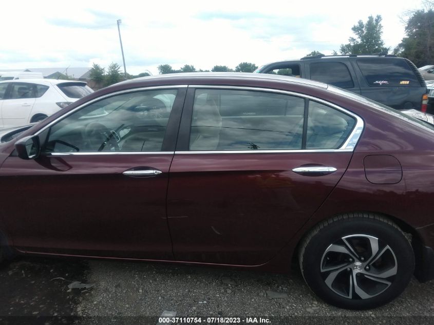 2016 HONDA ACCORD SEDAN LX - 1HGCR2F39GA022701