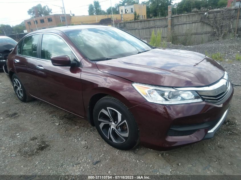 2016 HONDA ACCORD SEDAN LX - 1HGCR2F39GA022701