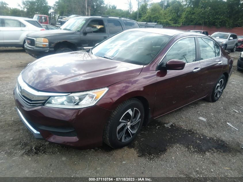 2016 HONDA ACCORD SEDAN LX - 1HGCR2F39GA022701