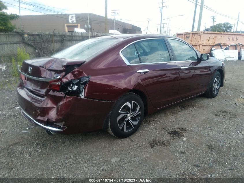 2016 HONDA ACCORD SEDAN LX - 1HGCR2F39GA022701