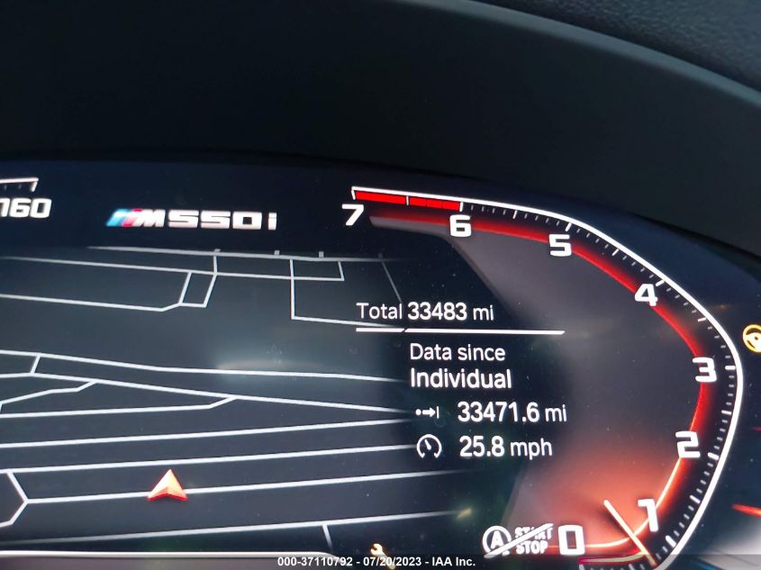 2021 BMW 5 SERIES M550I XDRIVE - WBA13BK06MCH12019