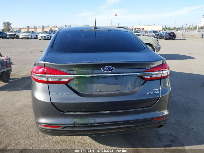 2017 FORD FUSION HYBRID SE - 3FA6P0LU7HR287181