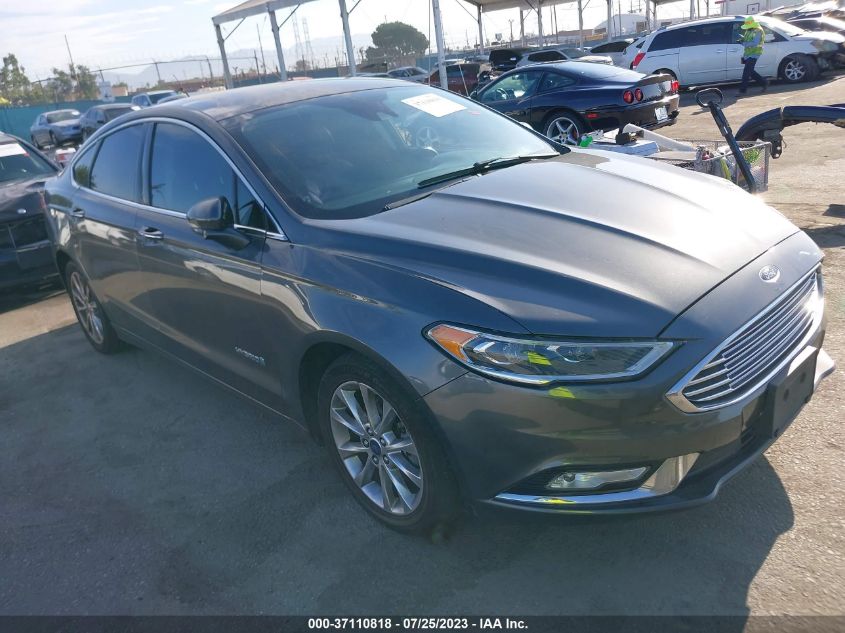 2017 FORD FUSION HYBRID SE - 3FA6P0LU7HR287181