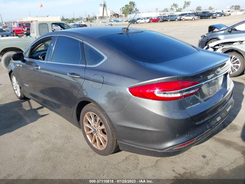 2017 FORD FUSION HYBRID SE - 3FA6P0LU7HR287181