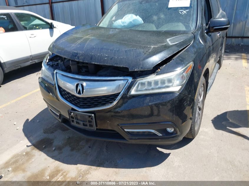 2014 ACURA MDX TECH PKG - 5FRYD4H44EB505472