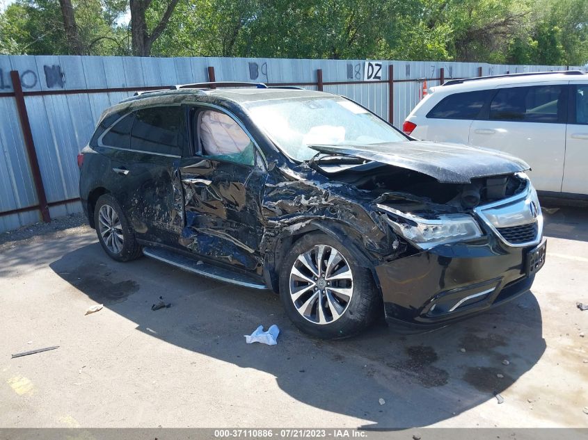 2014 ACURA MDX TECH PKG - 5FRYD4H44EB505472