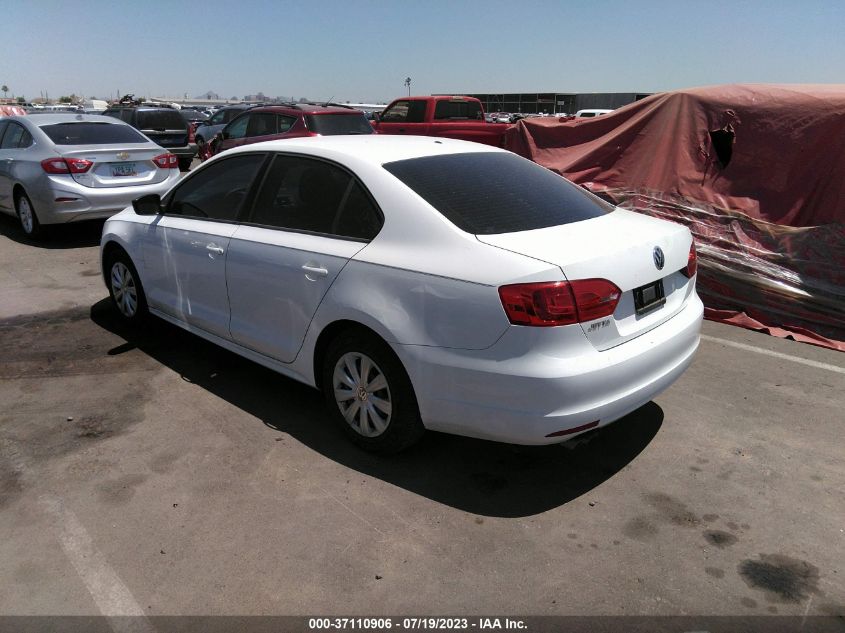 2014 VOLKSWAGEN JETTA SEDAN S - 3VW2K7AJNEM309695