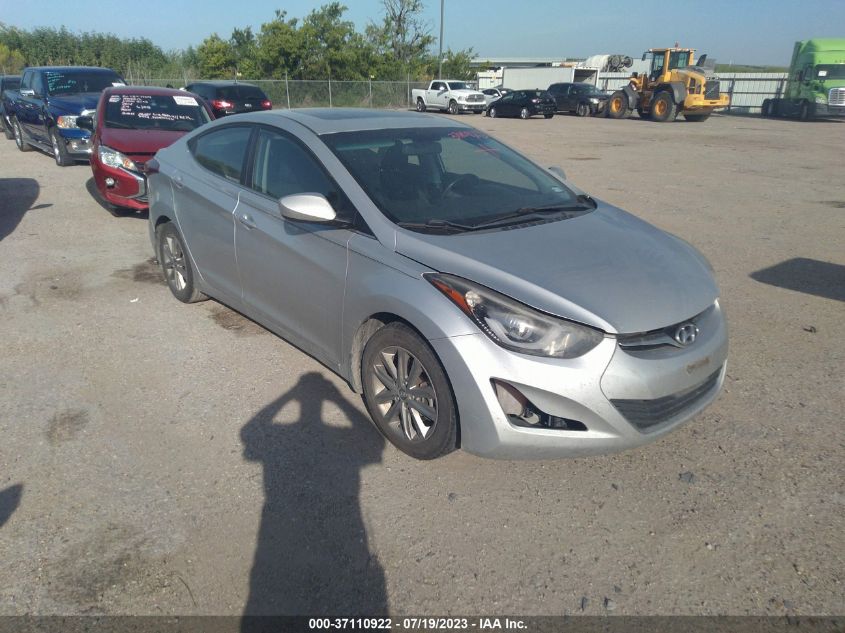 2015 HYUNDAI ELANTRA SE - KMHDH4AE5FU260788