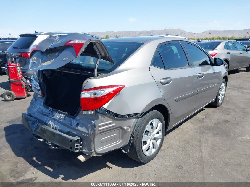 2015 TOYOTA COROLLA LE - 5YFBURHE5FP234957