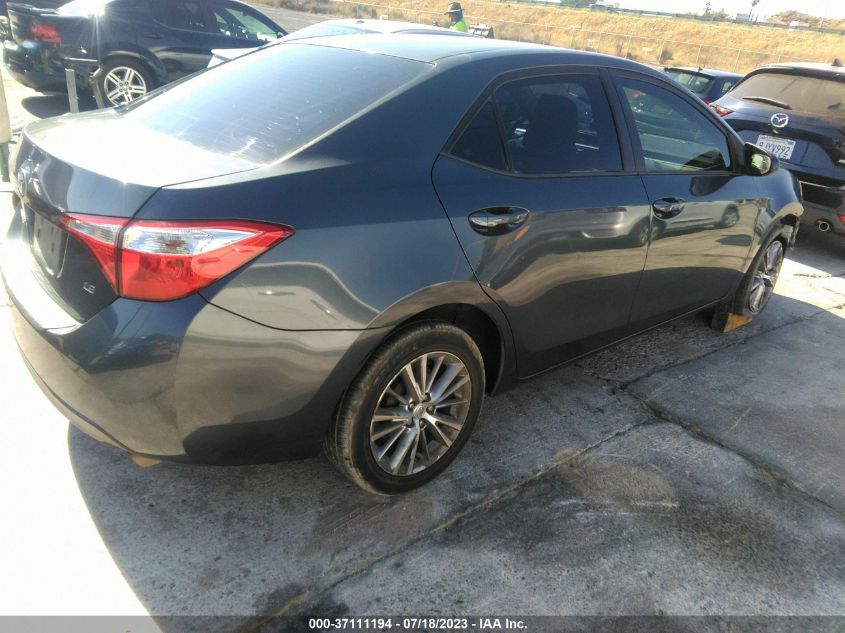 2015 TOYOTA COROLLA L/LE/S/S PLUS/LE PLUS - 5YFBURHE8FP186497