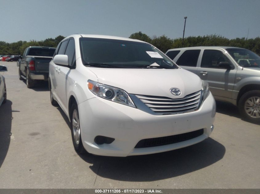 2016 TOYOTA SIENNA LE - 5TDKK3DC5GS748601