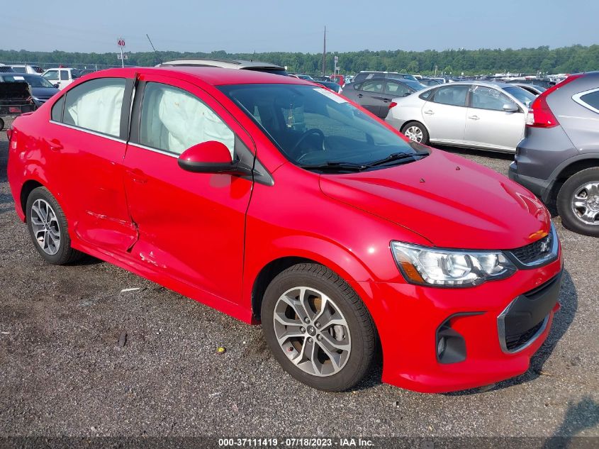 2019 CHEVROLET SONIC LT - 1G1JD5SB1K4149784