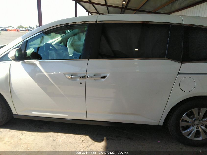 2016 HONDA ODYSSEY EX-L - 5FNRL5H66GB108171