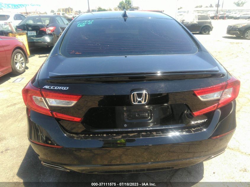 2021 HONDA ACCORD SEDAN SPORT - 1HGCV1F39MA078185