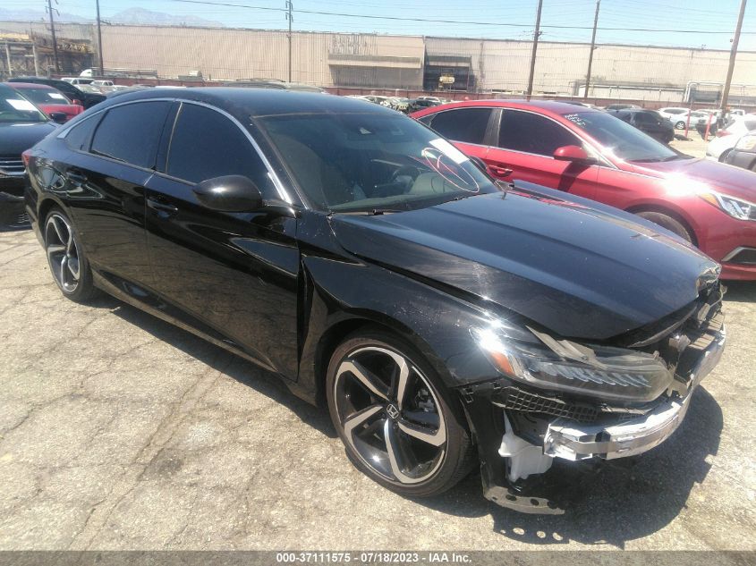 2021 HONDA ACCORD SEDAN SPORT - 1HGCV1F39MA078185