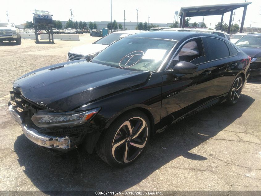 2021 HONDA ACCORD SEDAN SPORT - 1HGCV1F39MA078185