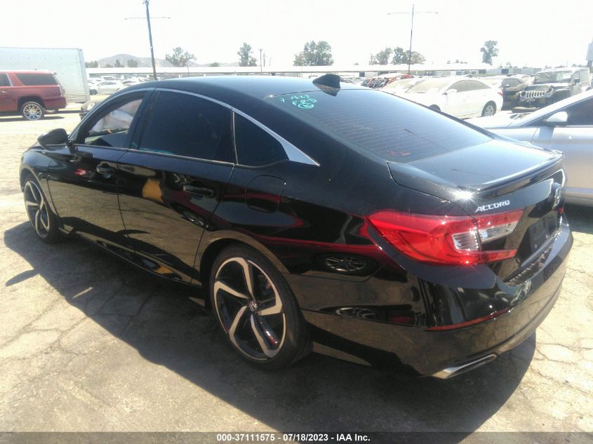 2021 HONDA ACCORD SEDAN SPORT - 1HGCV1F39MA078185