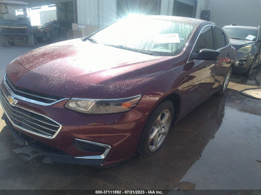 2016 CHEVROLET MALIBU LS - 1G1ZB5ST3GF185635