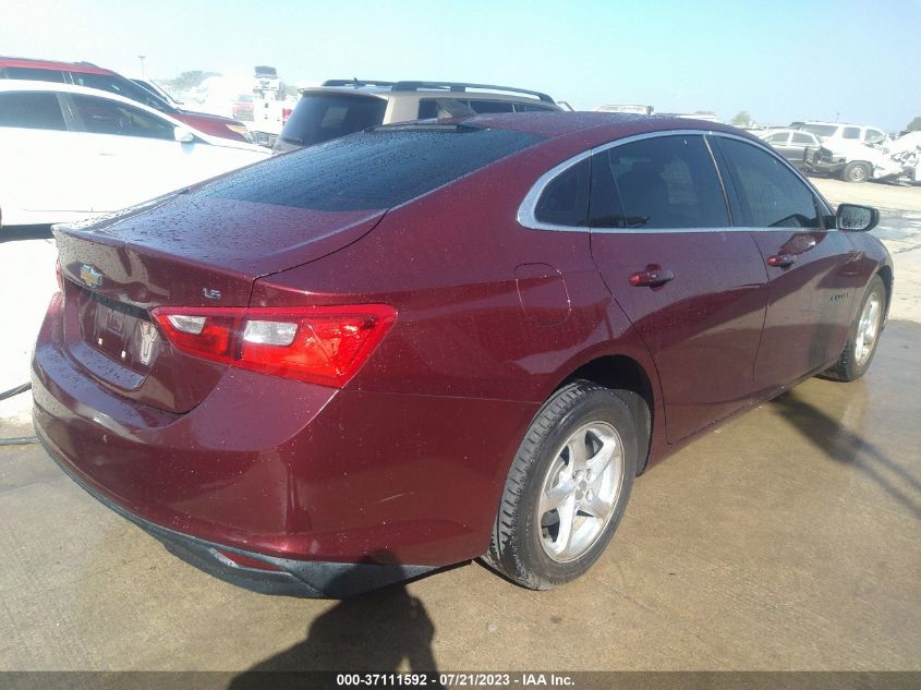 2016 CHEVROLET MALIBU LS - 1G1ZB5ST3GF185635