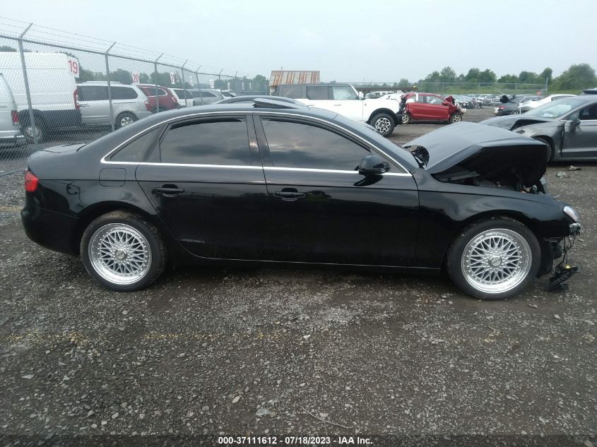 2013 AUDI A4 PREMIUM - WAUBFAFL6DA145474