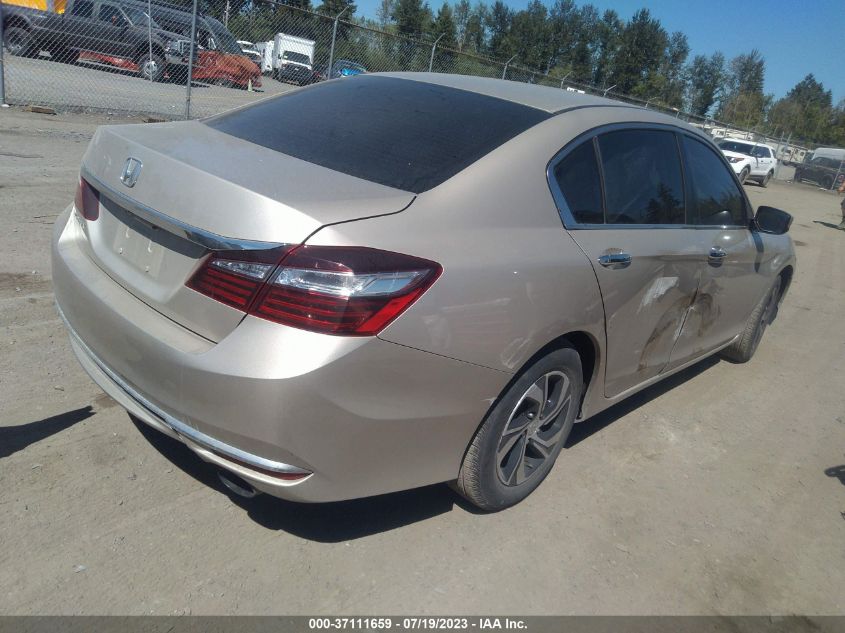 2016 HONDA ACCORD SEDAN LX - 1HGCR2F37GA147213