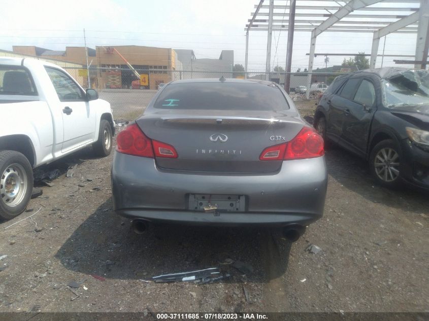2013 INFINITI G37 SEDAN X JN1CV6AR2DM769258