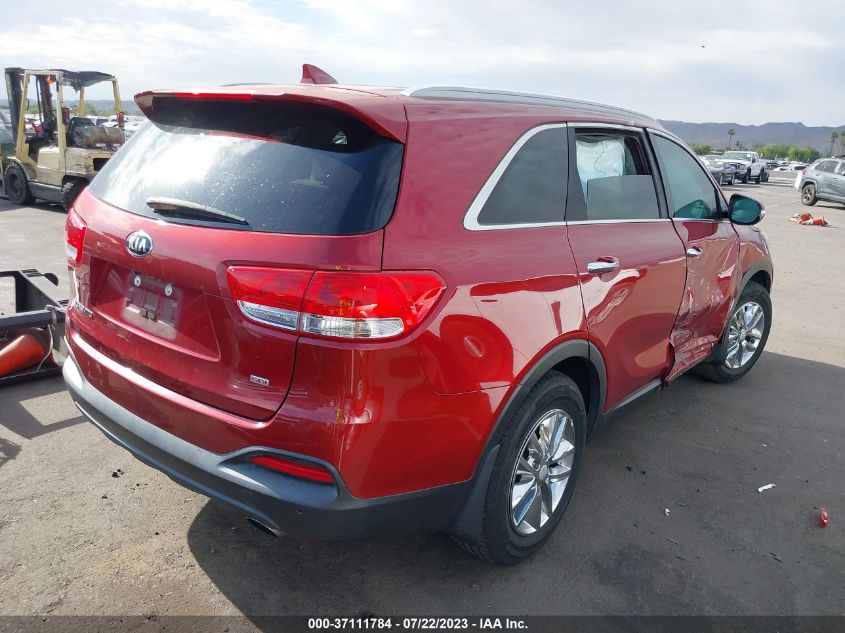 2017 KIA SORENTO LX - 5XYPG4A36HG204298