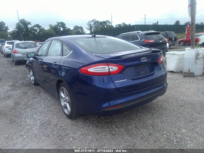 2016 FORD FUSION SE - 3FA6P0H71GR294483