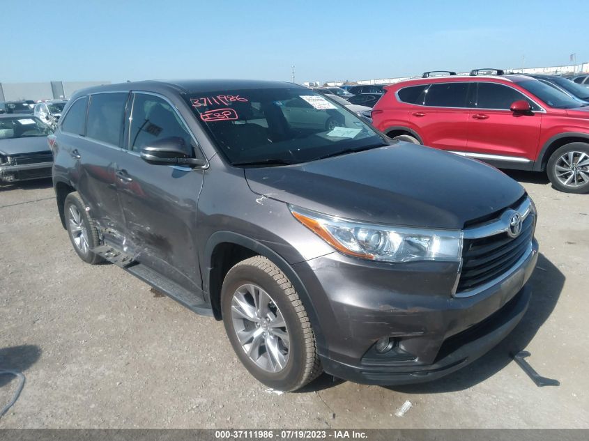 2015 TOYOTA HIGHLANDER LE - 5TDZKRFH0FS044055